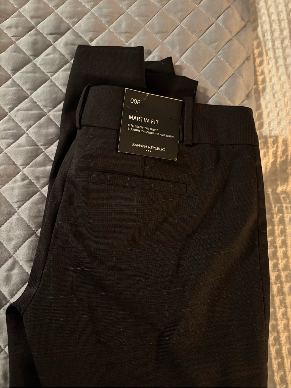 Banana Republic Martin Fit Men's Dress Pants - Black